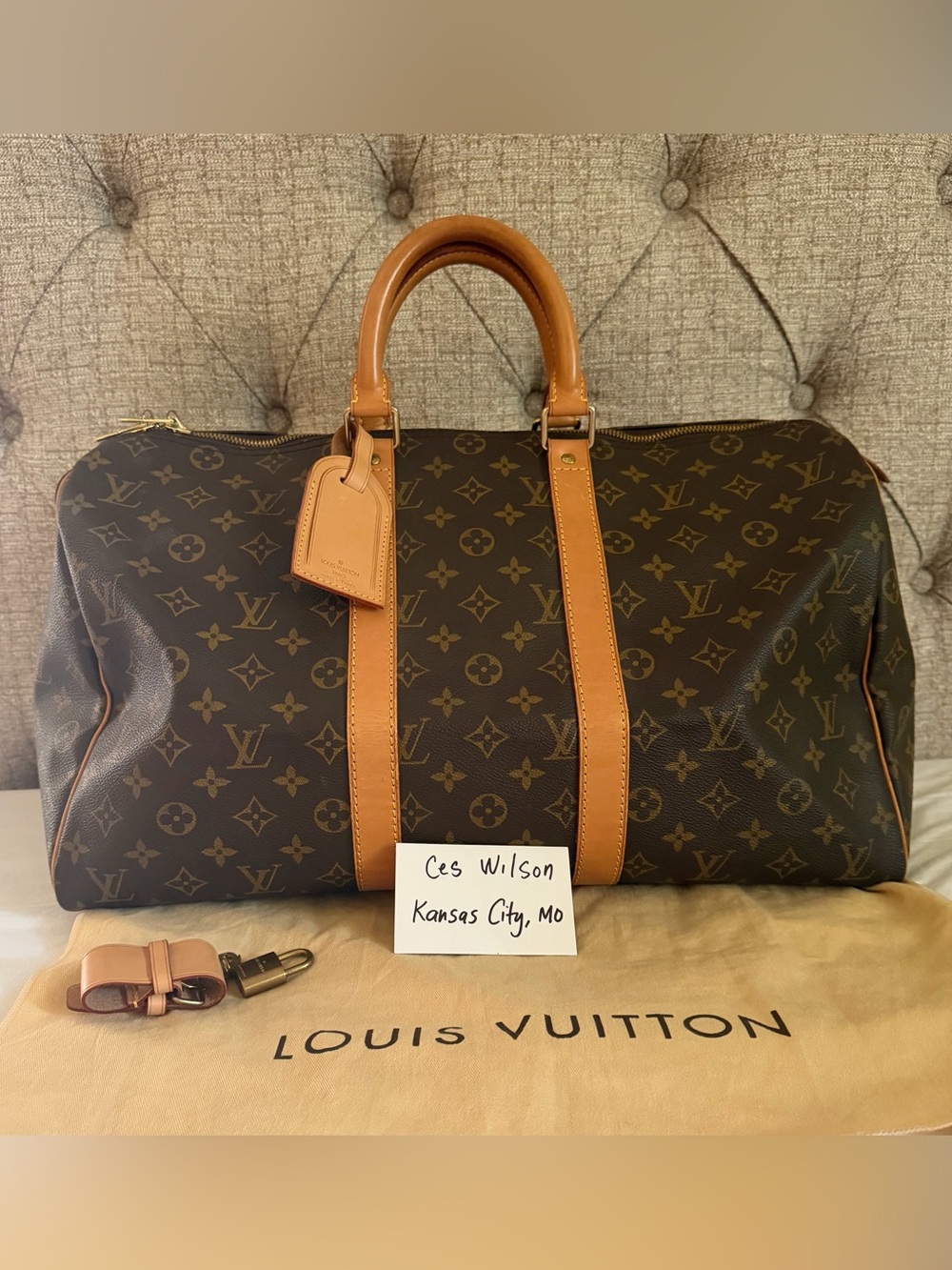 Louis Vuitton Monogram Keepall 45